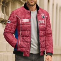 Custom South Korea Football Bomber Puffer Jacket 2026 Come On Taegeuk Warriors - Wonder Print Shop