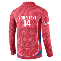 Custom South Korea Football Button Sweatshirt 2026 Come On Taegeuk Warriors - Wonder Print Shop