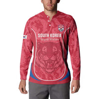 Custom South Korea Football Button Sweatshirt 2026 Come On Taegeuk Warriors - Wonder Print Shop