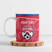 Custom South Korea Football Ceramic Mug 2026 Come On Taegeuk Warriors - Wonder Print Shop