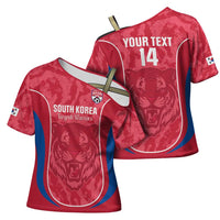 Custom South Korea Football Cross Shoulder Shirt 2026 Come On Taegeuk Warriors - Wonder Print Shop