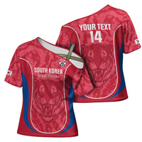Custom South Korea Football Cross Shoulder Shirt 2026 Come On Taegeuk Warriors - Wonder Print Shop