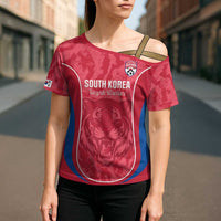 Custom South Korea Football Cross Shoulder Shirt 2026 Come On Taegeuk Warriors - Wonder Print Shop