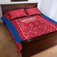 South Korea Football Quilt Bed Set 2026 Come On Taegeuk Warriors - Wonder Print Shop