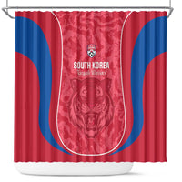 South Korea Football Shower Curtain 2026 Come On Taegeuk Warriors - Wonder Print Shop