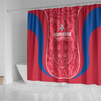 South Korea Football Shower Curtain 2026 Come On Taegeuk Warriors - Wonder Print Shop