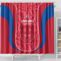 South Korea Football Shower Curtain 2026 Come On Taegeuk Warriors - Wonder Print Shop