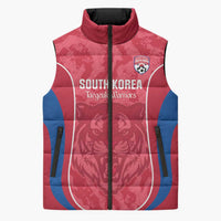 Custom South Korea Football Sleeveless Puffer Jacket 2026 Come On Taegeuk Warriors - Wonder Print Shop