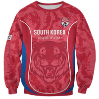 Custom South Korea Football Sweatshirt 2026 Come On Taegeuk Warriors - Wonder Print Shop