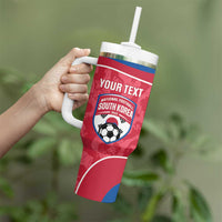 Custom South Korea Football Tumbler With Handle 2026 Come On Taegeuk Warriors - Wonder Print Shop