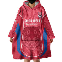 Custom South Korea Football Wearable Blanket Hoodie 2026 Come On Taegeuk Warriors - Wonder Print Shop