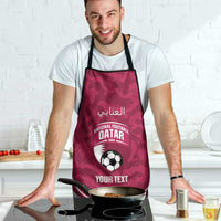 Custom Qatar Football Apron 2026 Come On The Maroons - Wonder Print Shop