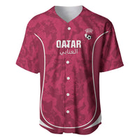 Custom Qatar Football Baseball Jersey 2026 Come On The Maroons - Wonder Print Shop