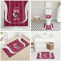 Custom Qatar Football Bathroom Set 2026 Come On The Maroons - Wonder Print Shop