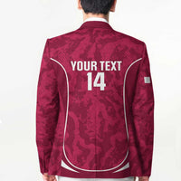 Custom Qatar Football Blazer 2026 Come On The Maroons - Wonder Print Shop