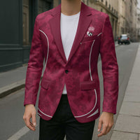 Custom Qatar Football Blazer 2026 Come On The Maroons - Wonder Print Shop