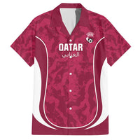 Custom Qatar Football Hawaiian Shirt 2026 Come On The Maroons - Wonder Print Shop