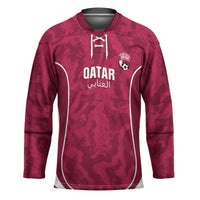 Custom Qatar Football Hockey Jersey 2026 Come On The Maroons - Wonder Print Shop