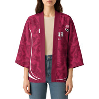 Custom Qatar Football Kimono 2026 Come On The Maroons - Wonder Print Shop