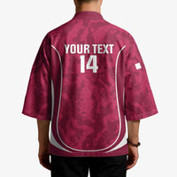 Custom Qatar Football Kimono 2026 Come On The Maroons - Wonder Print Shop