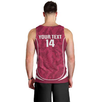 Custom Qatar Football Men Tank Top 2026 Come On The Maroons - Wonder Print Shop