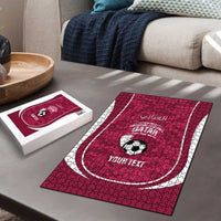 Custom Qatar Football Puzzle 2026 Come On The Maroons - Wonder Print Shop