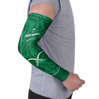 Custom Saudi Arabia Football Arm Sleeves 2026 Come On Arabian Falcons - Wonder Print Shop