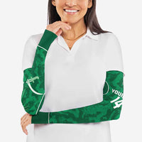 Custom Saudi Arabia Football Arm Sleeves 2026 Come On Arabian Falcons - Wonder Print Shop