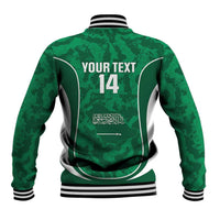 Custom Saudi Arabia Football Baseball Jacket 2026 Come On Arabian Falcons - Wonder Print Shop