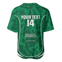 Custom Saudi Arabia Football Baseball Jersey 2026 Come On Arabian Falcons - Wonder Print Shop