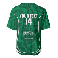 Custom Saudi Arabia Football Baseball Jersey 2026 Come On Arabian Falcons - Wonder Print Shop