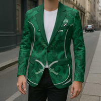 Custom Saudi Arabia Football Blazer 2026 Come On Arabian Falcons - Wonder Print Shop