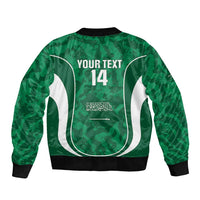 Custom Saudi Arabia Football Bomber Jacket 2026 Come On Arabian Falcons - Wonder Print Shop