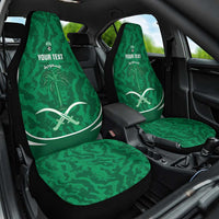 Custom Saudi Arabia Football Car Seat Cover 2026 Come On Arabian Falcons - Wonder Print Shop