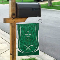Custom Saudi Arabia Football Garden Flag 2026 Come On Arabian Falcons - Wonder Print Shop