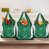 Custom Saudi Arabia Football Grocery Bag 2026 Come On Arabian Falcons - Wonder Print Shop