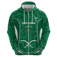 Custom Saudi Arabia Football Hoodie 2026 Come On Arabian Falcons - Wonder Print Shop