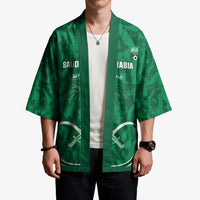 Custom Saudi Arabia Football Kimono 2026 Come On Arabian Falcons - Wonder Print Shop