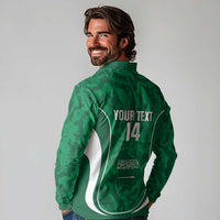 Custom Saudi Arabia Football Long Sleeve Polo Shirt 2026 Come On Arabian Falcons - Wonder Print Shop