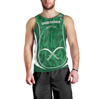 Custom Saudi Arabia Football Men Tank Top 2026 Come On Arabian Falcons - Wonder Print Shop