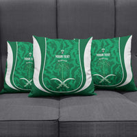 Custom Saudi Arabia Football Pillow Cover 2026 Come On Arabian Falcons - Wonder Print Shop