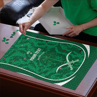 Custom Saudi Arabia Football Puzzle 2026 Come On Arabian Falcons - Wonder Print Shop