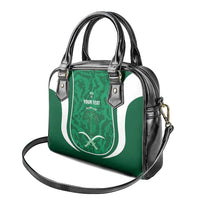 Custom Saudi Arabia Football Shoulder Handbag 2026 Come On Arabian Falcons - Wonder Print Shop