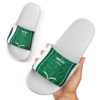 Custom Saudi Arabia Football Slide Sandals 2026 Come On Arabian Falcons - Wonder Print Shop