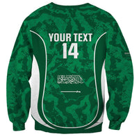 Custom Saudi Arabia Football Sweatshirt 2026 Come On Arabian Falcons - Wonder Print Shop