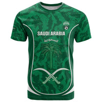 Custom Saudi Arabia Football T Shirt 2026 Come On Arabian Falcons - Wonder Print Shop
