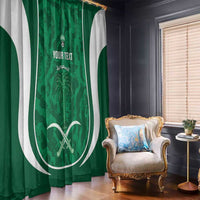 Custom Saudi Arabia Football Window Curtain 2026 Come On Arabian Falcons - Wonder Print Shop