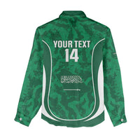 Custom Saudi Arabia Football Women Casual Shirt 2026 Come On Arabian Falcons - Wonder Print Shop