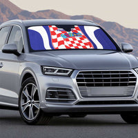 Custom Croatia Football Auto Sun Shade 2026 Come On Vatreni Hrvatska - Wonder Print Shop