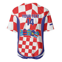 Custom Croatia Football Baseball Jersey 2026 Come On Vatreni Hrvatska - Wonder Print Shop
